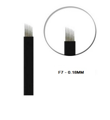 Nożyk piórko do microbladingu F7 0.18MM 7CF