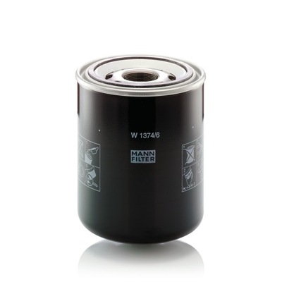 FILTRO ACEITES W1374/6/MAN MANN FILTROS  