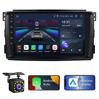 SMART FORTWO 2005-2010 RADIO GPS ANDROID 6GB 128GB  