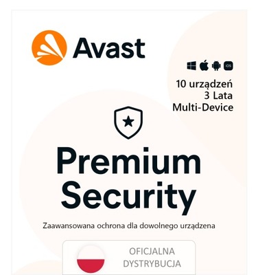AVAST Premium Security 10PC / 36mc - 2025
