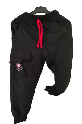 spodnie dresowe czarne 92-98