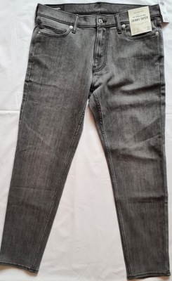 ABERCROMBIE&FITCH jeansy 34W32L czare NOWE