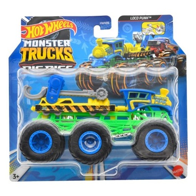 HOT WHEELS MONSTER TRUCKS BIG RIGS 6-KOŁOWA CIĘŻARÓWKA 1:64 LOCO PUNK