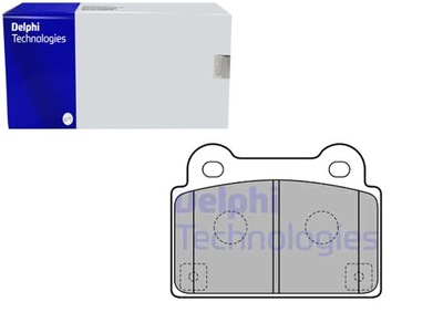 КОЛОДКИ ДИСКОВІ ТОРМОЗНІ ЗАД MITSUBISHI LANCER VIII 2.0 06.08- DELPHI фото
