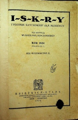 Iskry Tygodnik dla młodzieży nr 1 do 52 1924