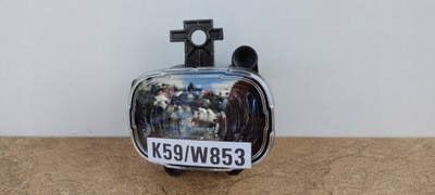 Правий протитуманна фара led drl renault clio zoe nissan qashqai 261504122r k59/w853 фото №1