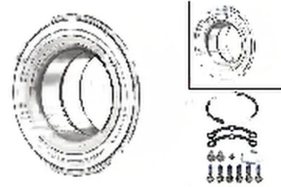 Подшипник колеса задний 713 6677 50 fag mercedes фото №1