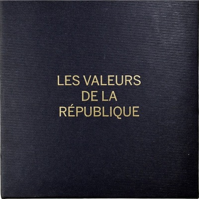 Francja, Coffret Euros, Valeurs de la République,