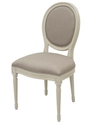 Krzesło ecru obicie tkanina nr. 0388 c