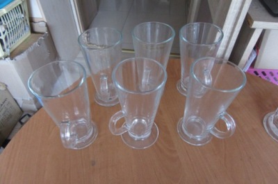 ZESTAW 6 SZT SZKLANKI SZKŁO