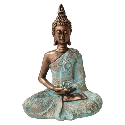 Siedzący posąg Buddy Antyczna rzeźba ozdobna