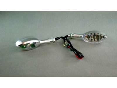 Kierunkowskazy LED do skutera motocykla Eu. CHROM