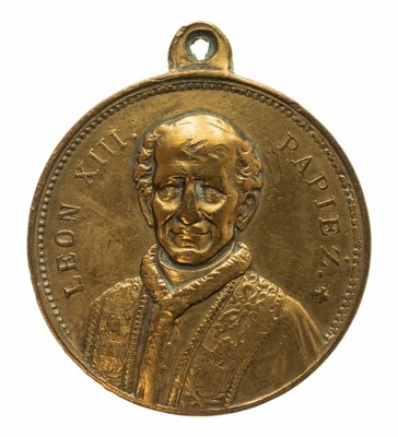 Medalik, 50. r. święceń papieża Leona XIII 1893