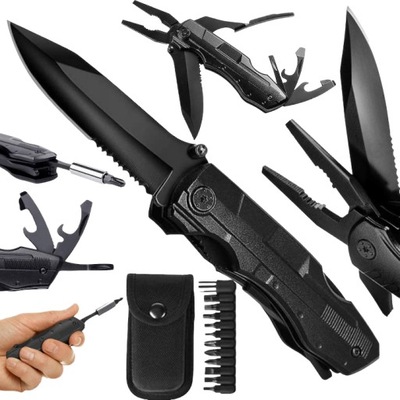 NÓŻ MULTITOOL NARZĘDZIE WIELOFUNKCYJNE SURVIVAL