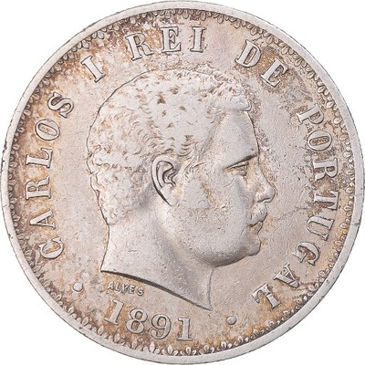 Moneta, Portugal, Carlos I, 500 Reis, 1891, EF(40-
