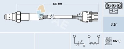 FAE 77118 SONDA LAMBDA  