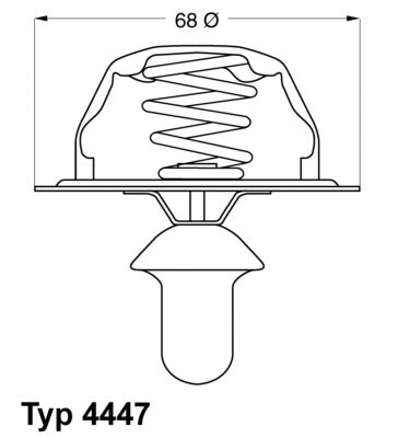 [e2858853856a9] термостат жидкость охлаждающей 85°c фото №1