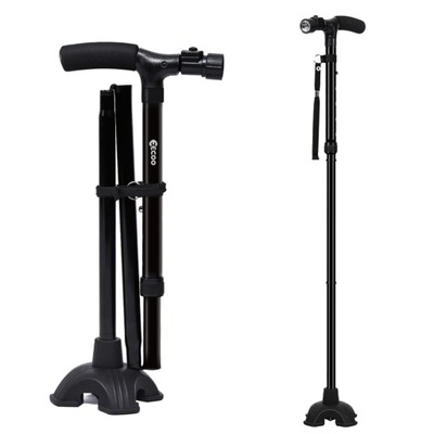 Self Standing Folding Walking Cane Lightweight