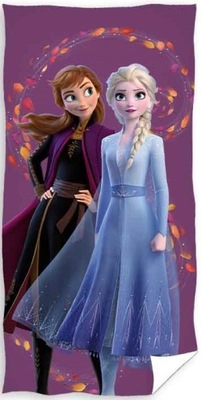 Ręcznik kąpielowy 70x140 Bawełna Anna Elsa KRAINA LODU FROZEN