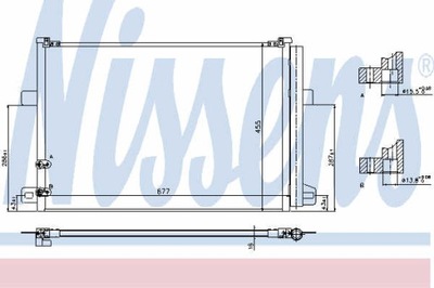 РАДИАТОР КОНДИЦИОНЕРА NISSENS 940225