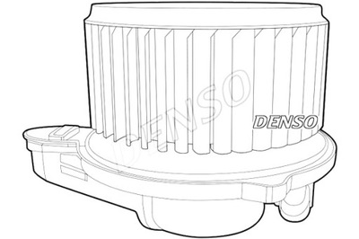 DENSO VENTILIATORIUS PŪSTUVO AUDI A6 C5 1.8-4.2 01.97-01.05 