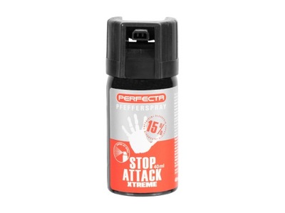 Gaz pieprz Perfecta Stop Attack Xtreme stożek 40ml