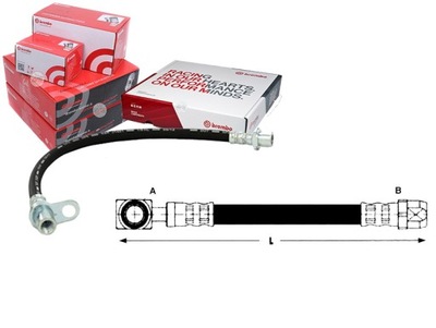 CABLE DE FRENADO FLEXIBLES MINI 00-06 PARTE DELANTERA BREMBO  