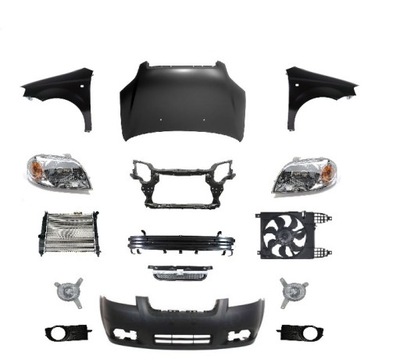 Aveo перед капот крила бампер лампа pas фото №1