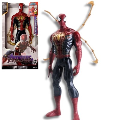 DUŻA FIGURKA AVENGERS SPIDERMAN 30CM DŹWIĘK RUCHOMA !