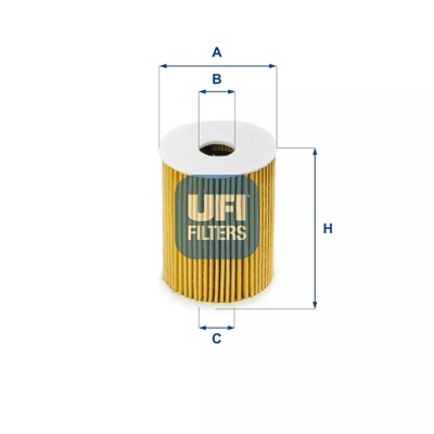 FILTRO ACEITES UFI 25.091.00  