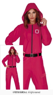 Strój Gracza Przebranie Dres Różowy Squid Game Damski M