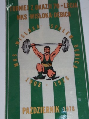 MKS WISŁOKA DĘBICA 1908-1978 SPOŁEM BDB