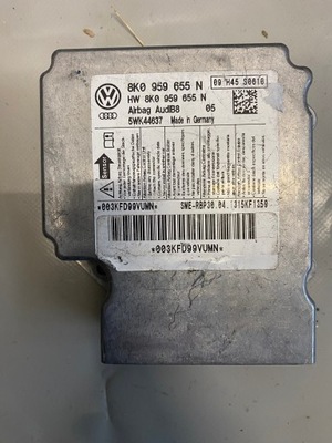 AUDI A4 B8 MÓDULO SENSOR AIRBAG 8K0959655N  