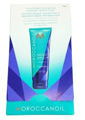 Moroccanoil Blonde Perfecting Purple Szampon 10 ml
