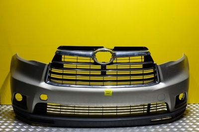 Toyota highlander 2014- бампер перед решётка радиатора usa фото №1