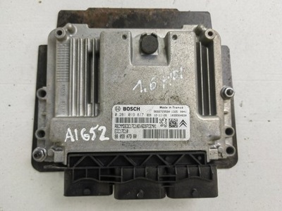 COMPUTADOR ECU BERLINGO PEUGEOT DE CARGA 3 0281019817 9666729580 1,6HDI  