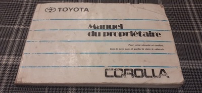 TOYOTA COROLLA VI E90 MANUAL LIBRO 1992  