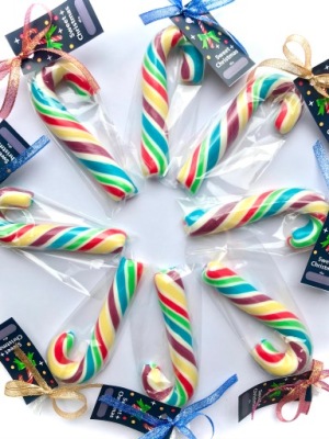 MIKOŁAJ ŚWIĘTA PREZENT LASKA CUKROWA NA CHOINKĘ