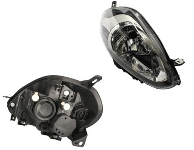 Фара лампа правый fiat punto evo 09- tyc фото №1