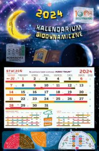 Kalendarz ścienny - Kalendarium biodynamiczne 2024