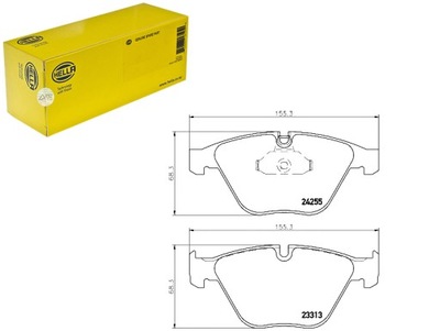 HELLA SET - SET PADS BRAKE HELLA 3  