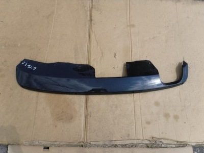 Накладка спойлер бампера задняя skoda superb ii фото №1