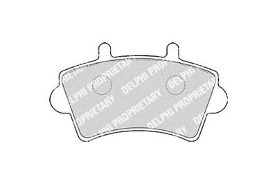 Delphi гальмівні колодки гальмівні nissan interstar dci 100 фото №1