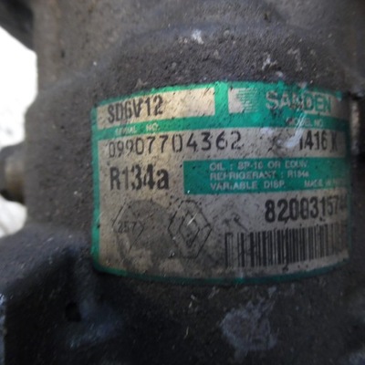 Компрессор кондиционера renault scenic 1 8200315744 фото №1