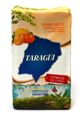 Yerba Mate Taragui Citricos 500g elaborada 0,5 kg