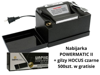 NABIJARKA DO TYTONIU PAPIEROSÓW POWERMATIC II 2 + gratis