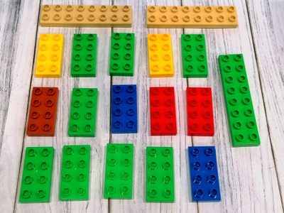 Lego Duplo Klocki 2x4 2x8 płaskie Używane