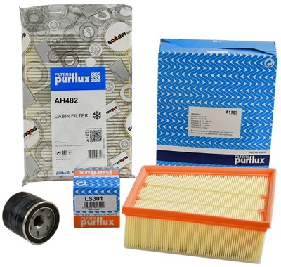 Purflux набір фільтрів renault espace v 1.6 tce фото №1