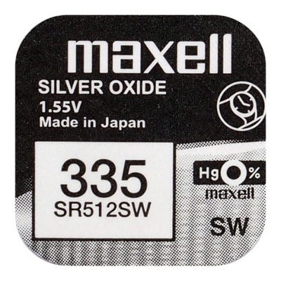 bateria srebrowa mini Maxell 335 / SR 512 SW