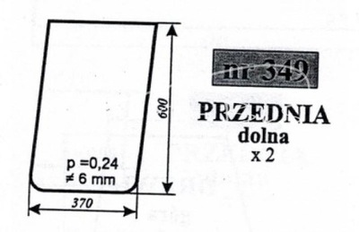 STIKLAS PRIEKINĖ APATINĖ URSUS 1634 : : 